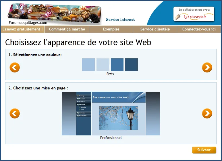 123siteweb — Screenshots 2