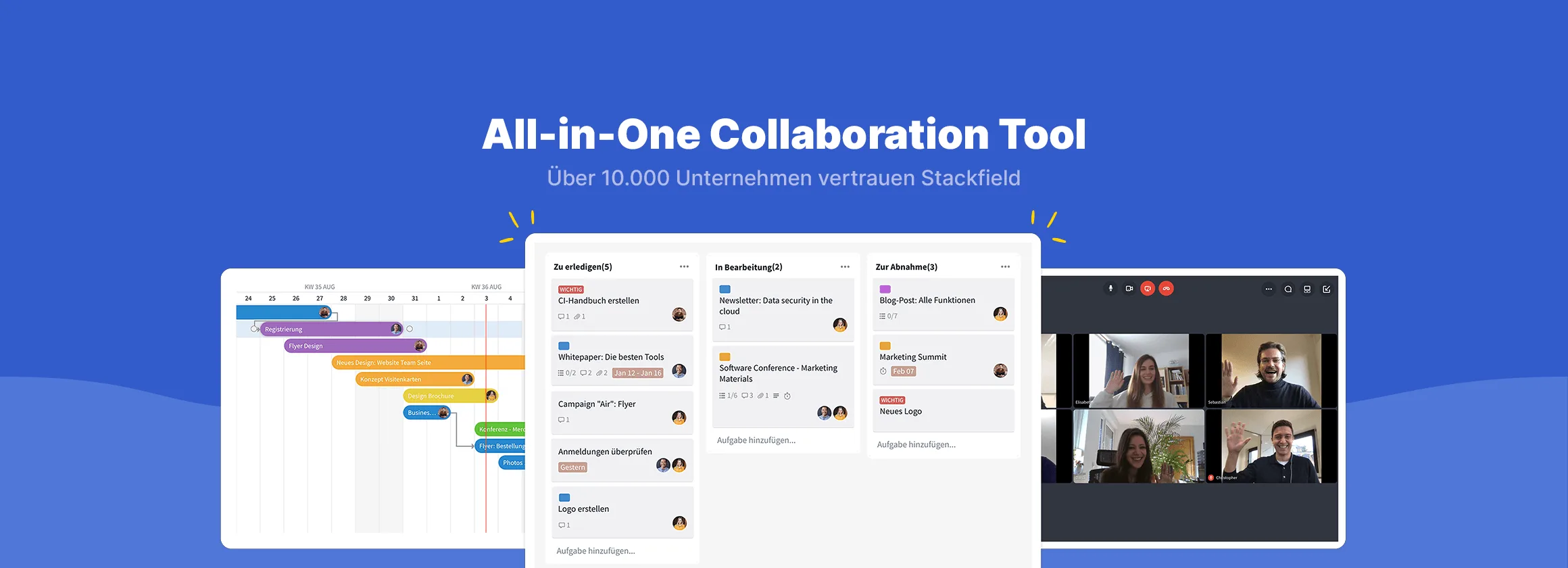 Stackfield — Collaborative Project Management & Team Communication