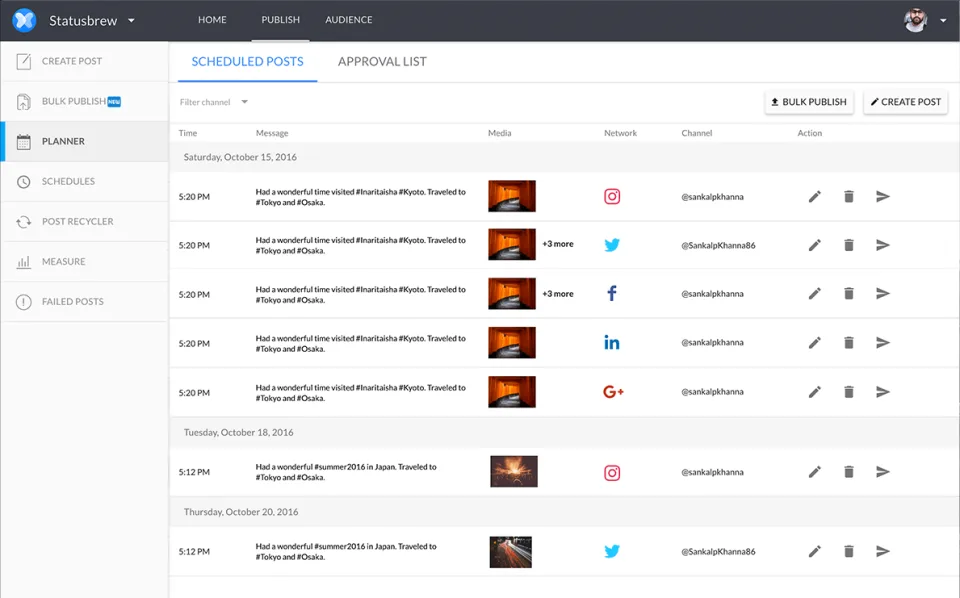Statusbrew — Screenshots 1