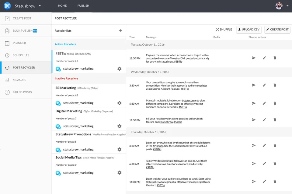 Statusbrew — Screenshots 2