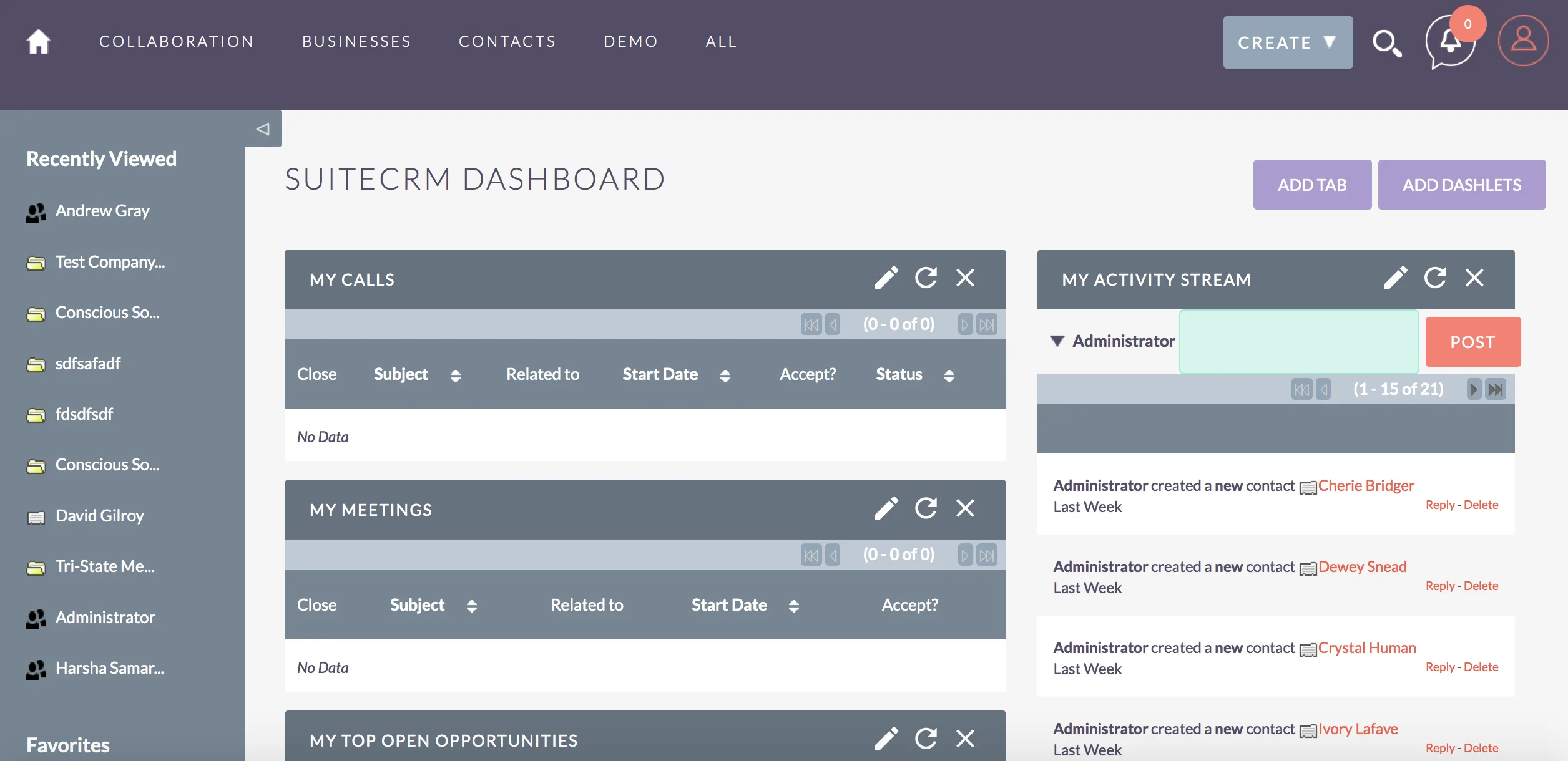 SuiteCRM — A modern open-source CRM software