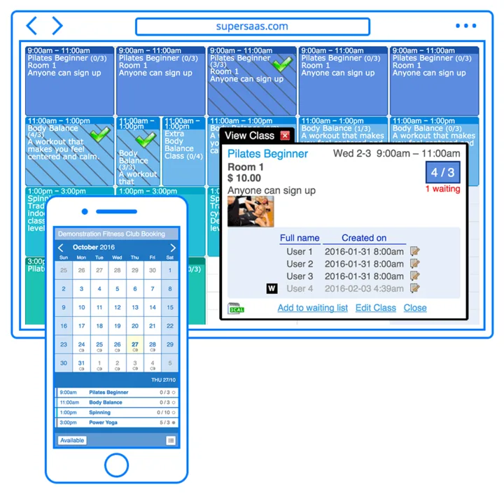 SuperSaaS Appointment Schedule — Screenshots 2