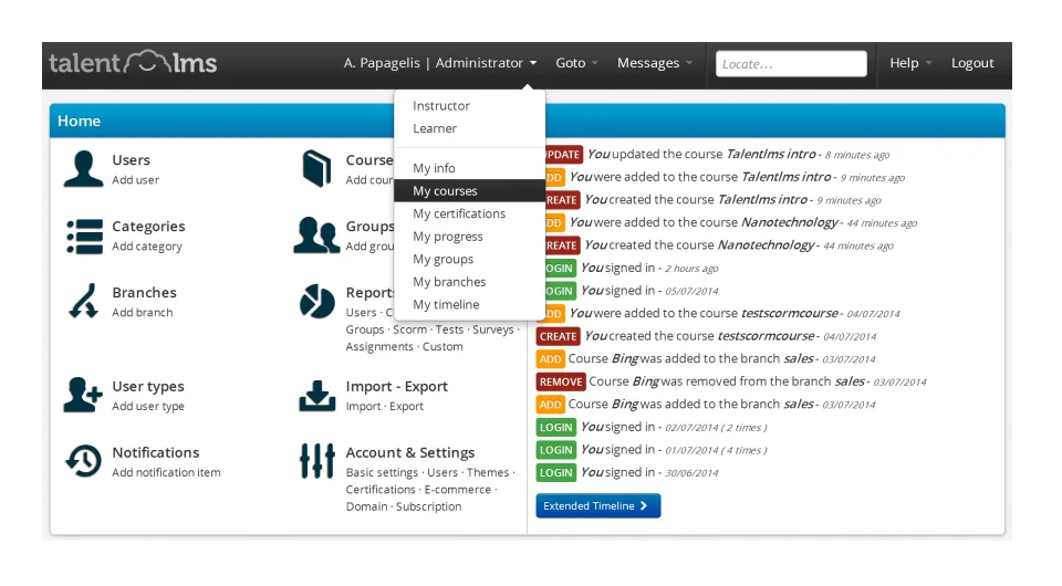 TalentLMS — Screenshots 2
