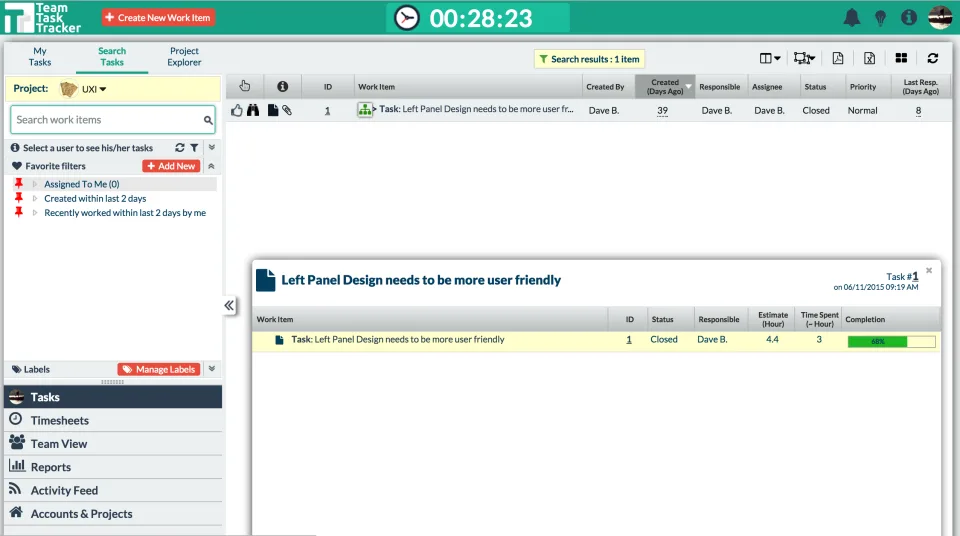Team Task Tracker — Screenshots 1