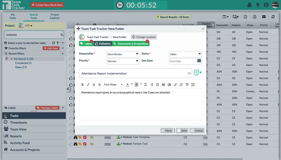 Team Task Tracker — Screenshots 4