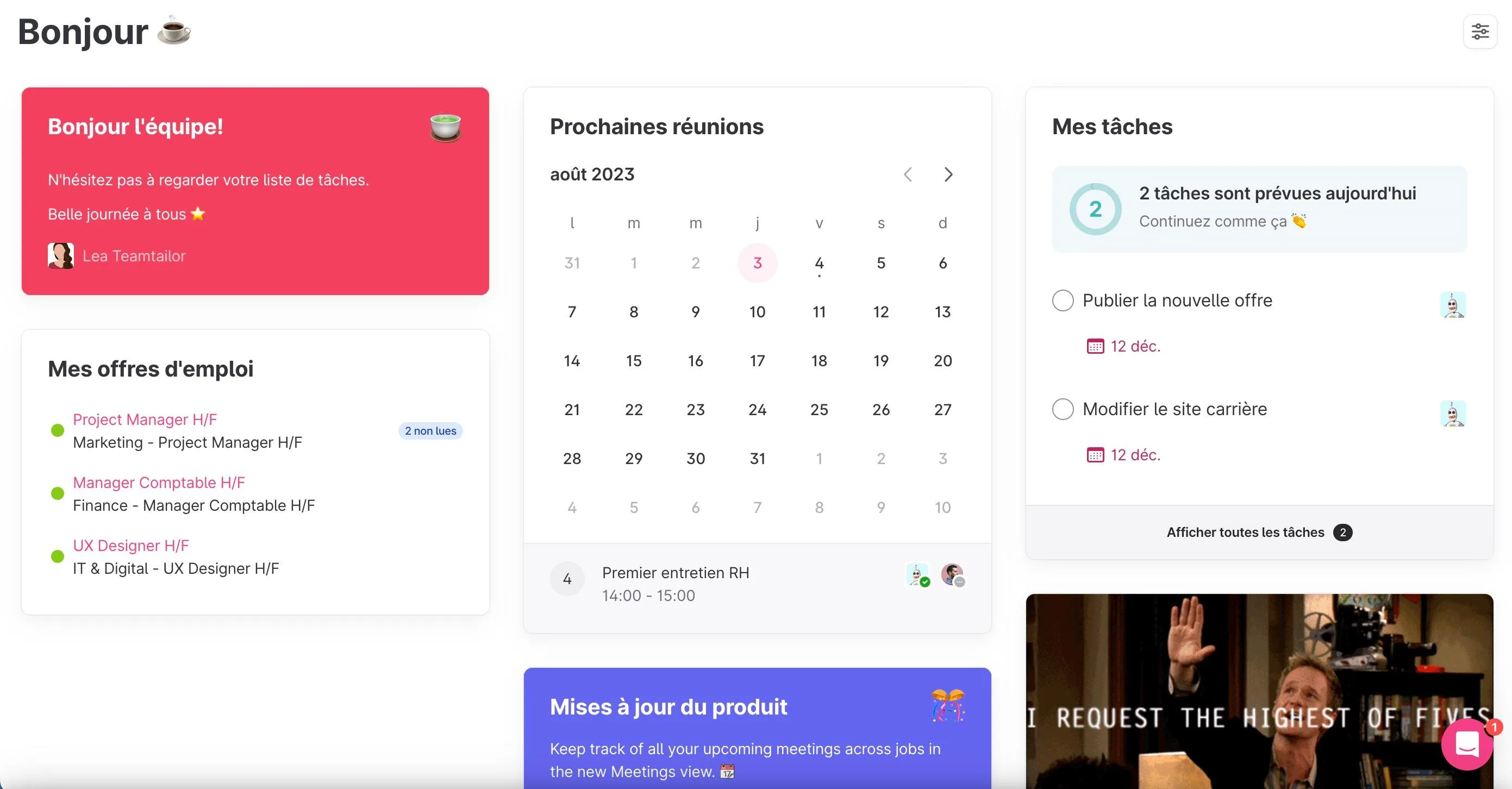 Teamtailor — Screenshots 1
