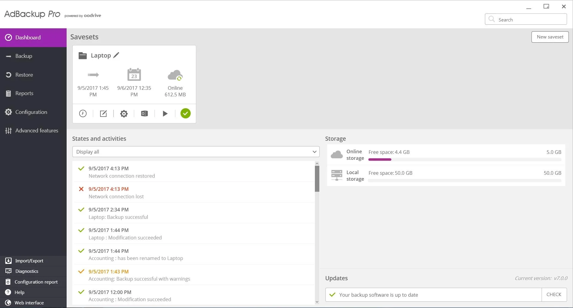 Oodrive Save — Screenshots 2