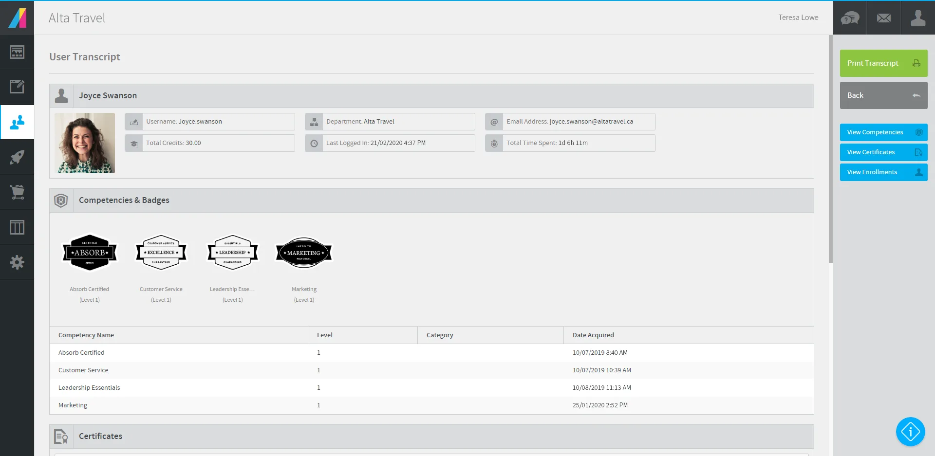 Absorb LMS — Screenshots 4