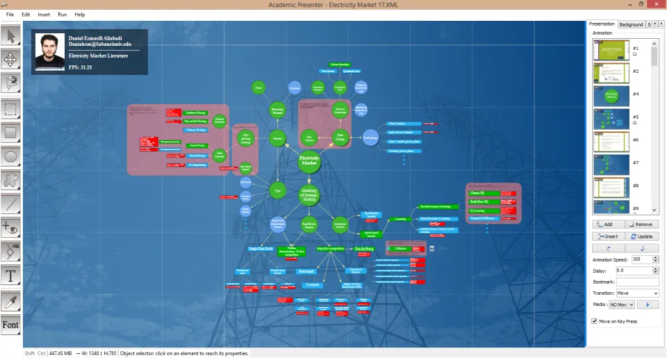 Academic Presenter — Screenshots 1