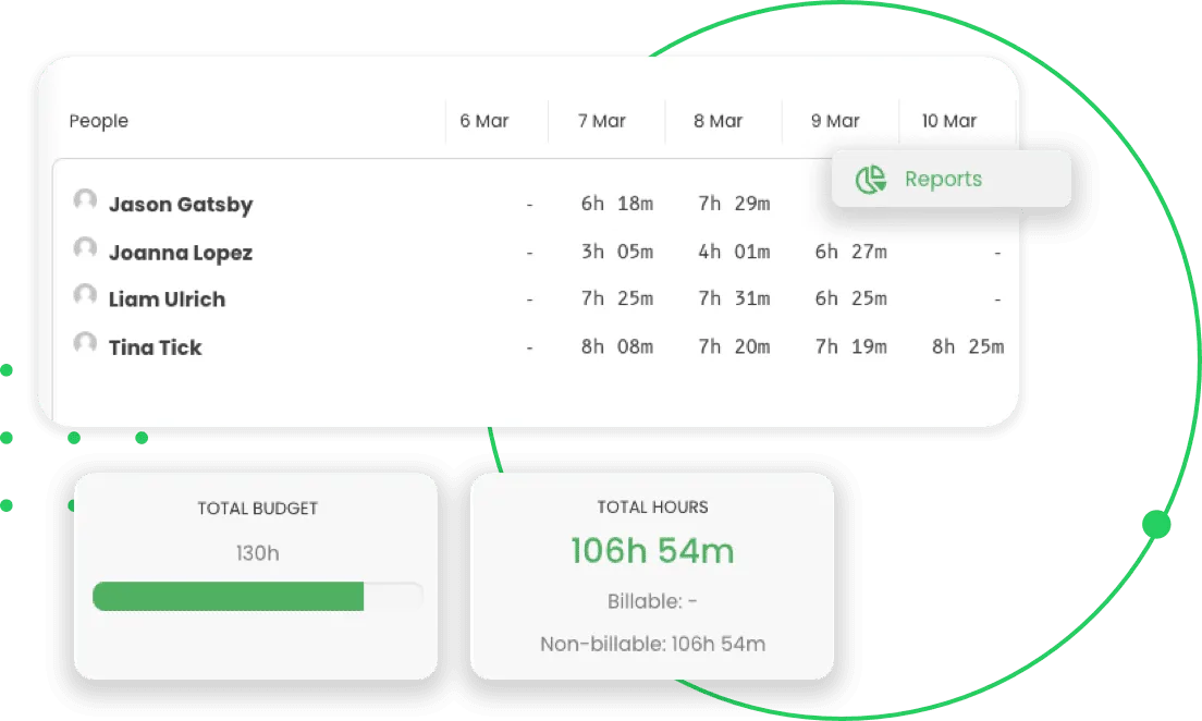 TimeCamp — Screenshots 2