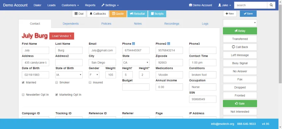 TLD CRM — Screenshots 1