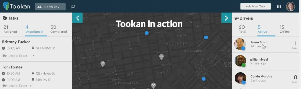 Tookan — Screenshots 1