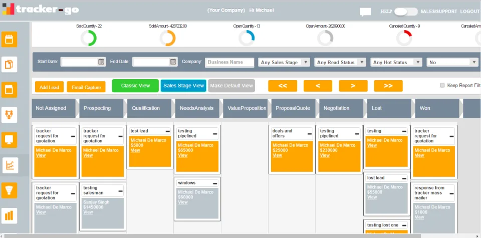 TrackerGO CRM — Screenshots 2