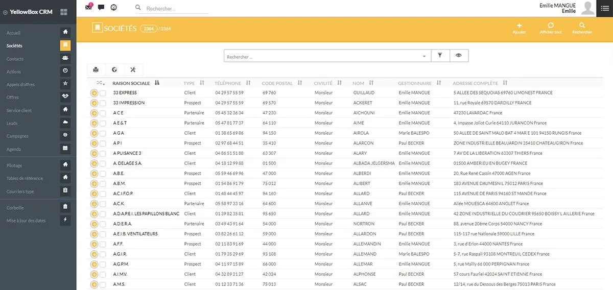 YellowBox CRM — Screenshots 3