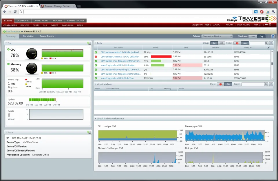 Traverse Monitoring — Screenshots 5