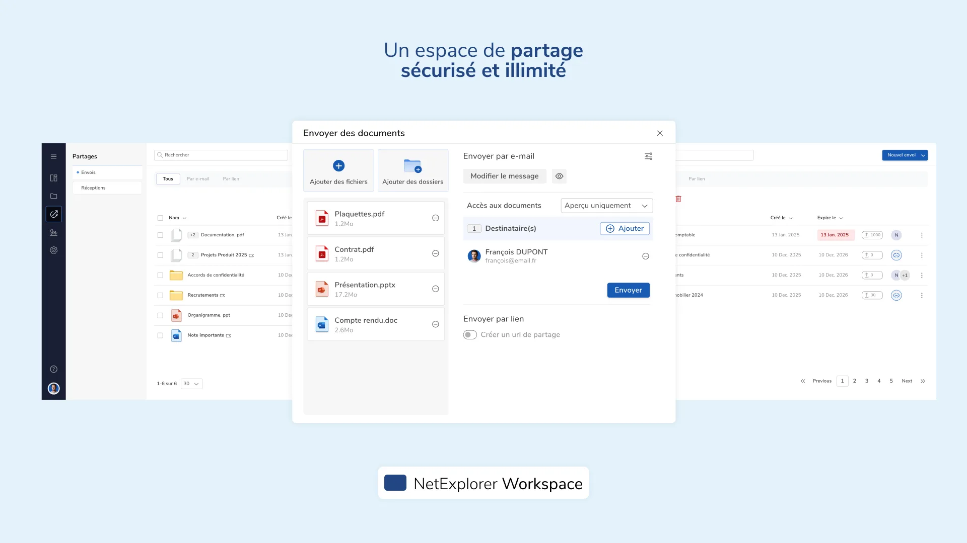 NetExplorer Workspace — Captures d'écran 3