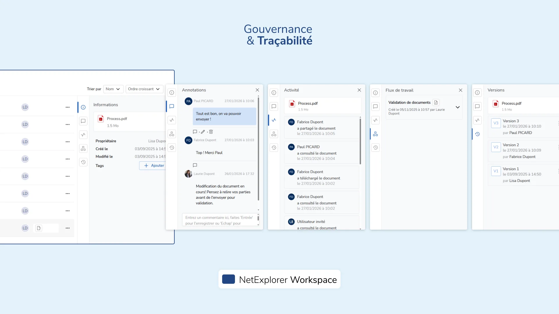 NetExplorer Workspace — Captures d'écran 4