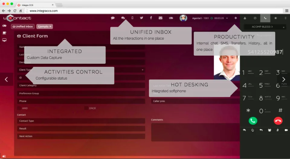 uContact — Screenshots 1