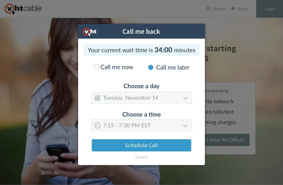 VHT Callback — Screenshots 2