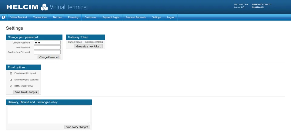 Helcim — Screenshots 1