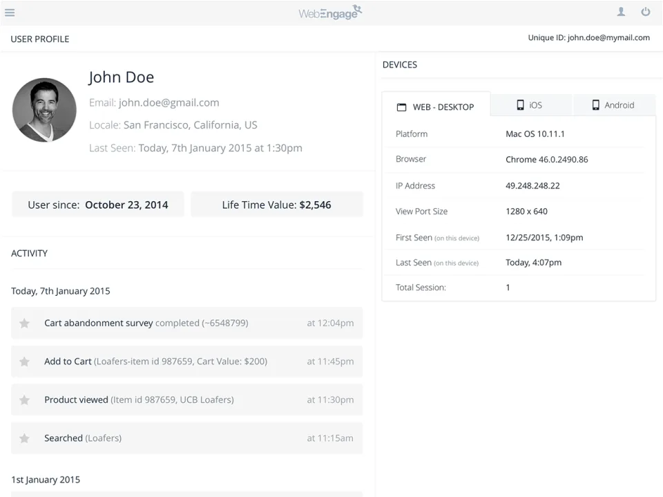 WebEngage — Screenshots 1