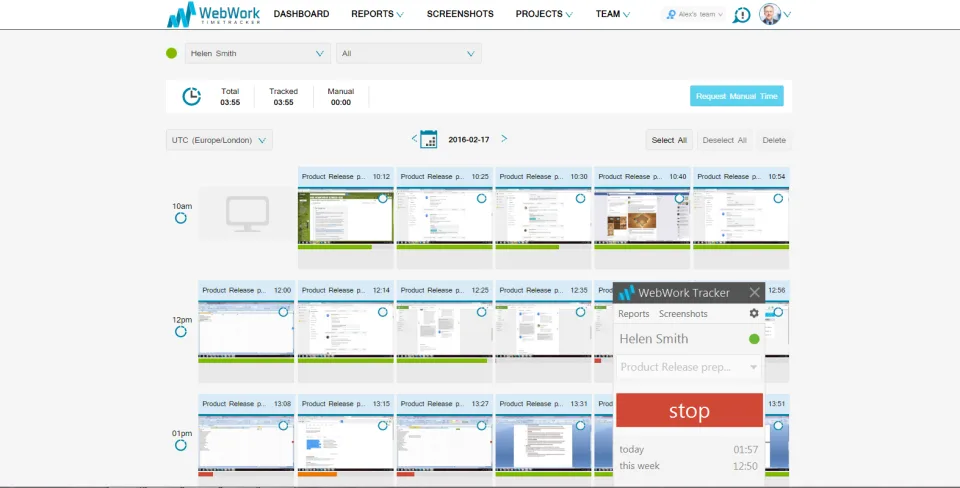 WebWork Time Tracker — Screenshots 2