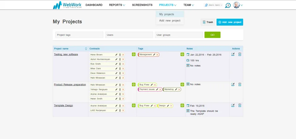 WebWork Time Tracker — Screenshots 5