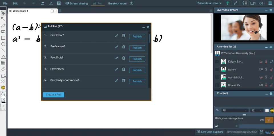 WizIQ Virtual Classroom — Screenshots 3