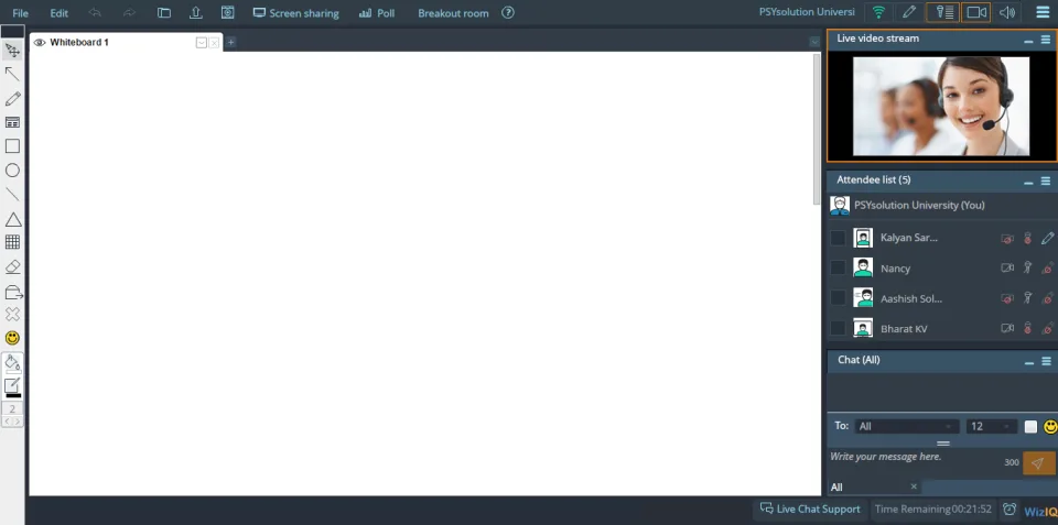 WizIQ Virtual Classroom — Screenshots 4
