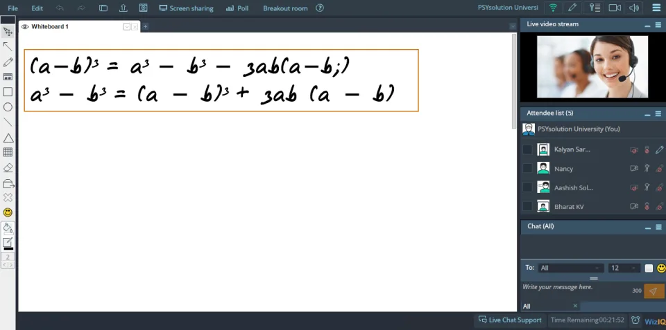 WizIQ Virtual Classroom — Screenshots 5