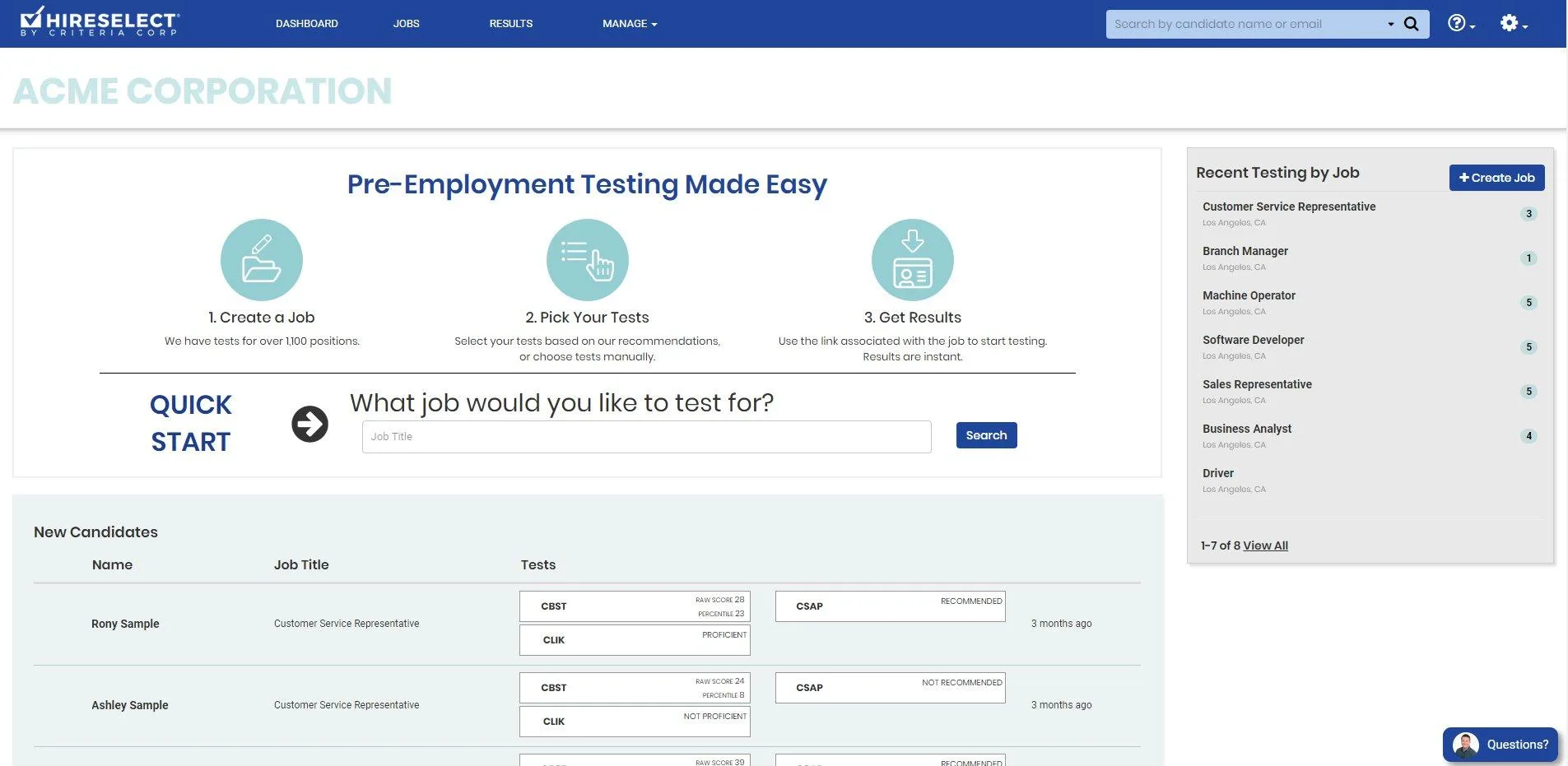Wonscore from Wonderlic — Pre-employment Testing Software