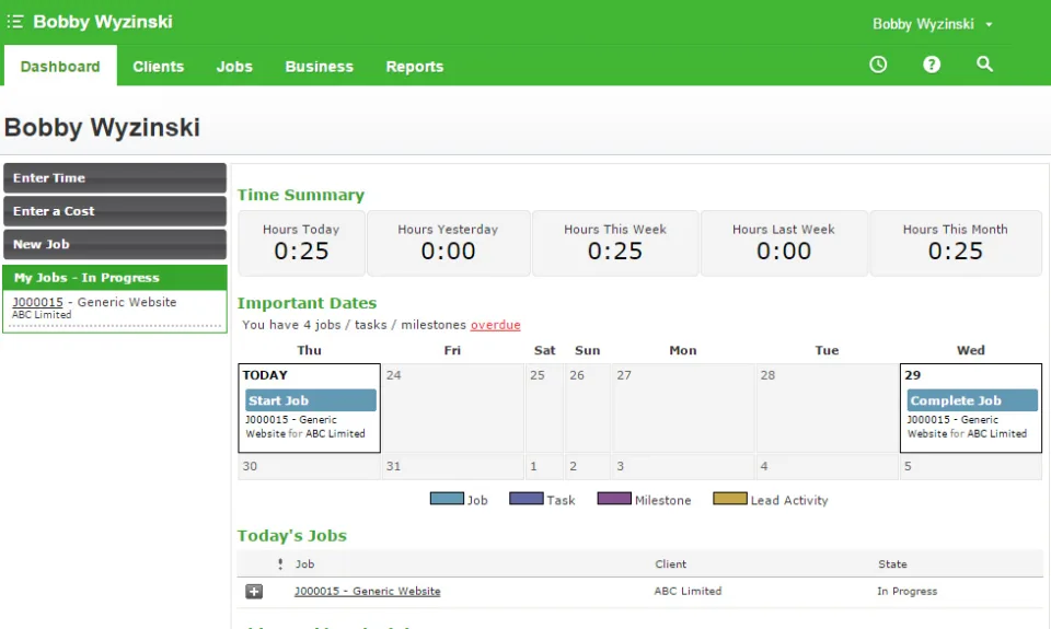 WorkflowMax — Screenshots 2