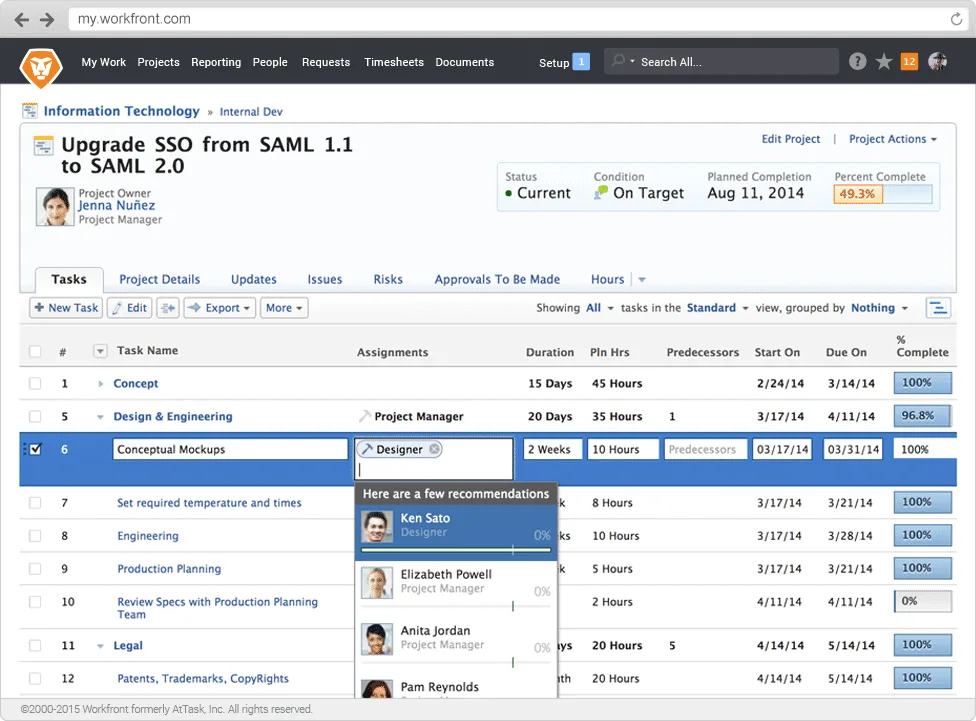 Adobe Workfront — Screenshots 2