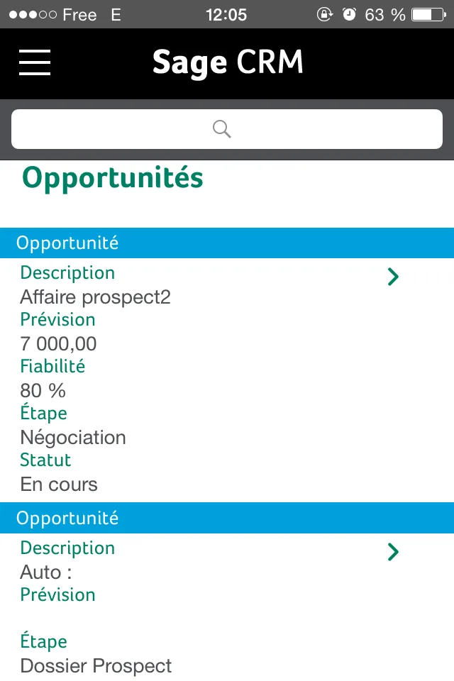 Sage CRM — Screenshots 5