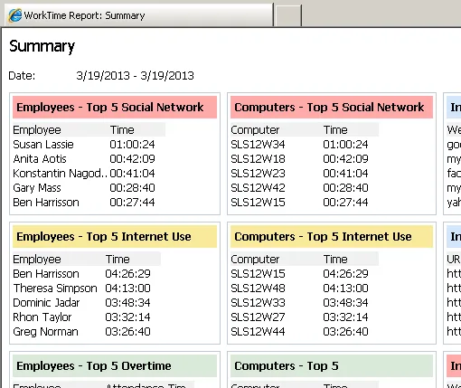 WorkTime Corporate — Screenshots 3