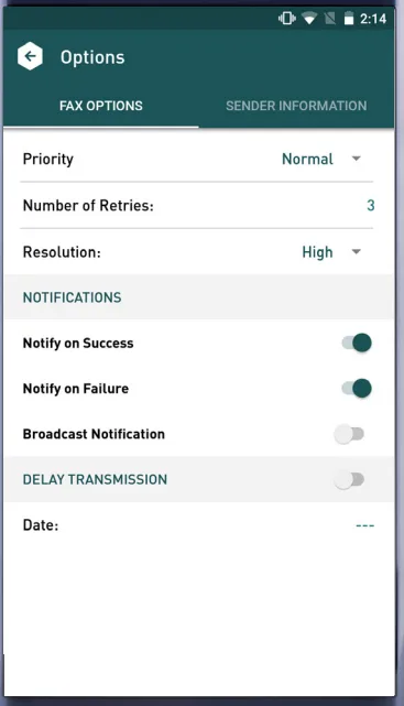 XM SendSecure — Screenshots 4