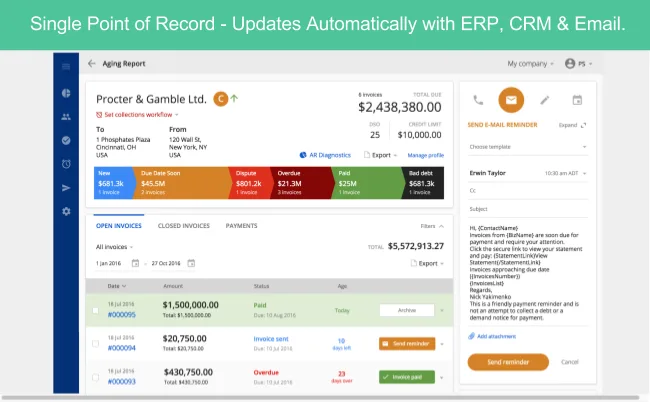 Quadient Comptes Clients — Screenshots 2