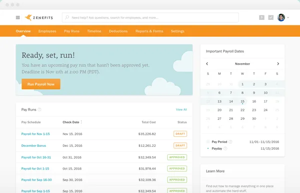 Zenefits — Screenshots 2