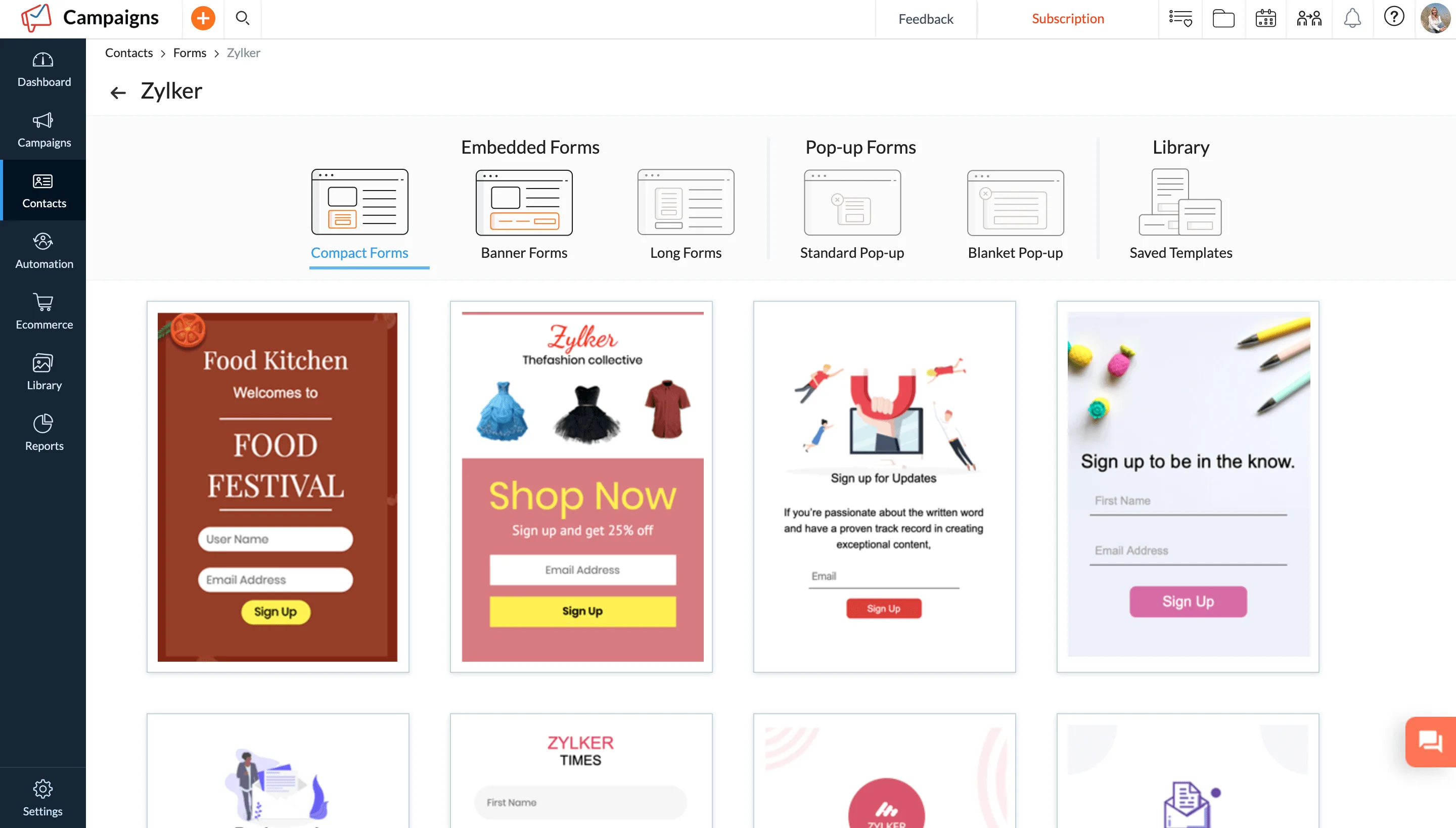 Zoho Campaigns — Screenshots 10