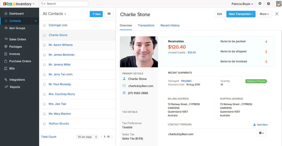 Zoho Inventory — Screenshots 4