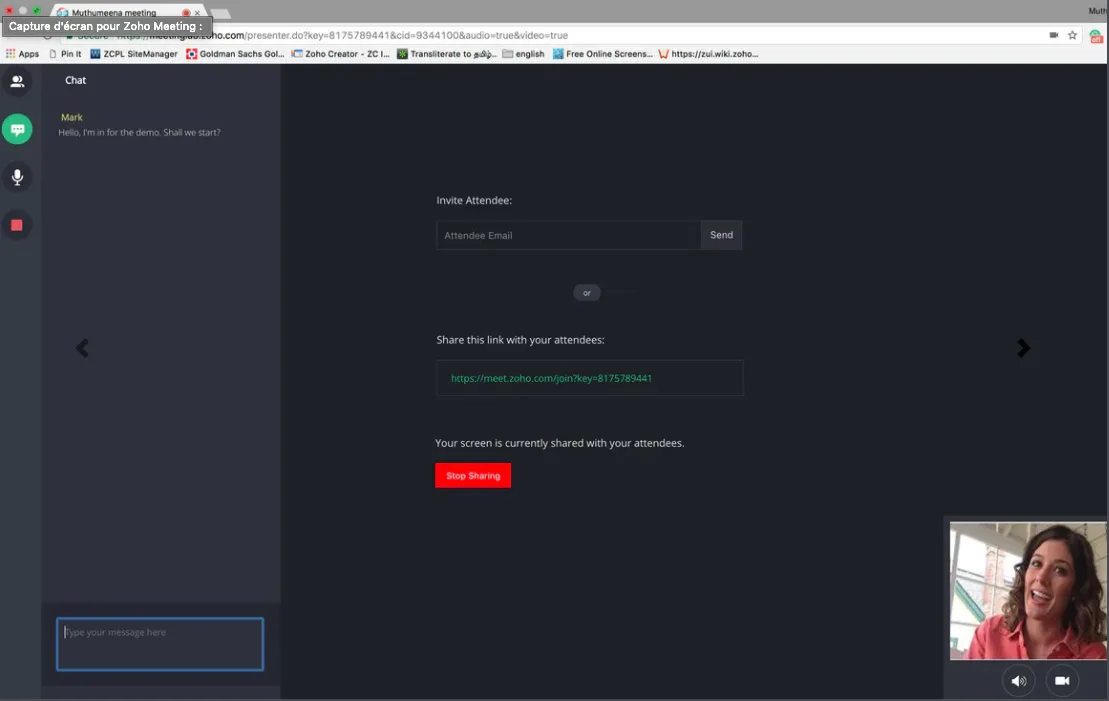 Zoho Meeting — Screenshots 3