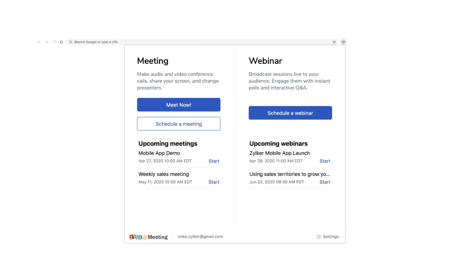 Zoho Meeting — Screenshots 6