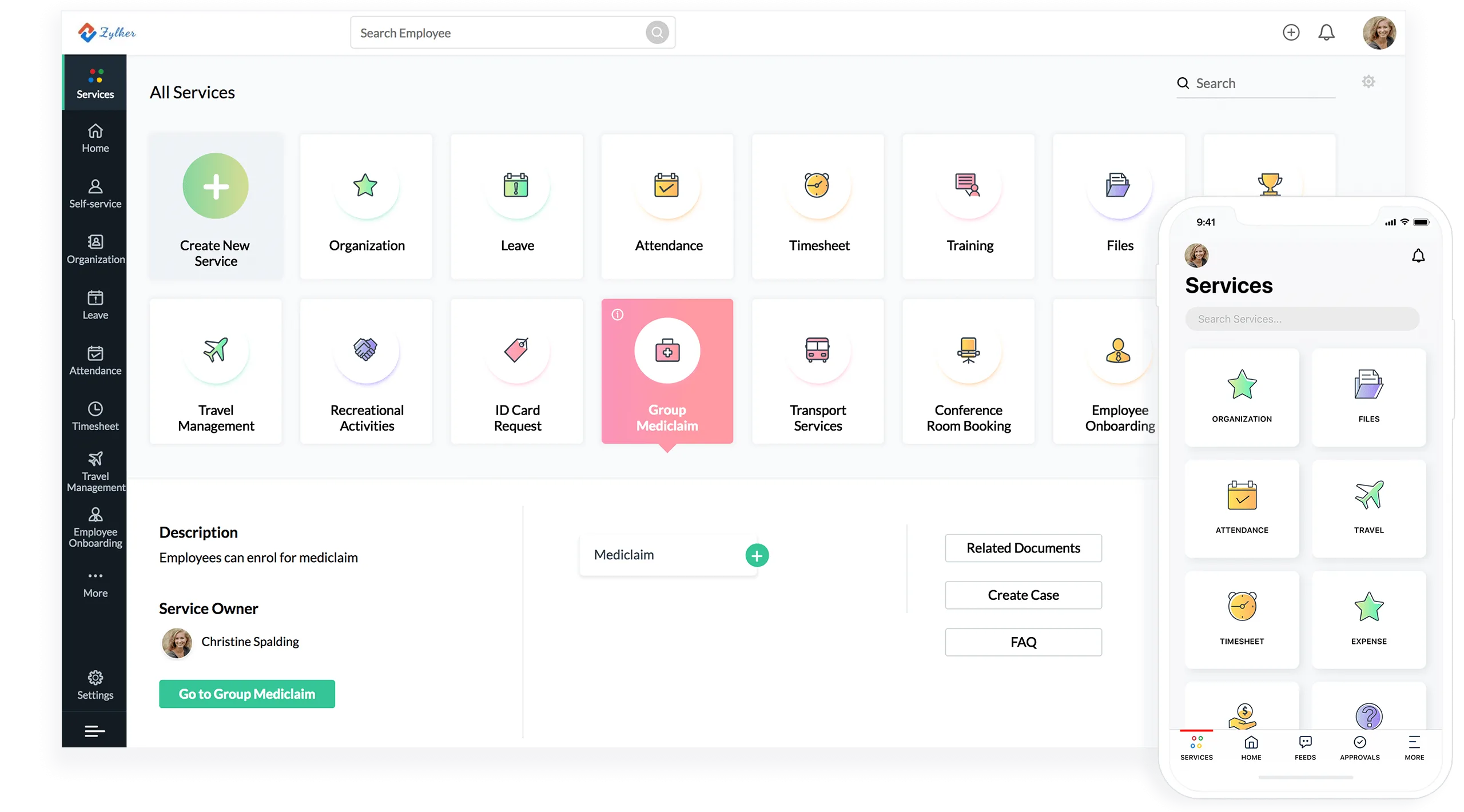 Zoho People — Screenshots 2