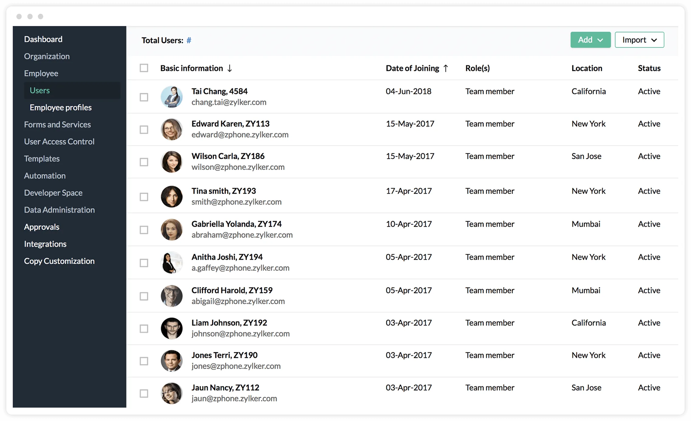 Zoho People — Screenshots 5