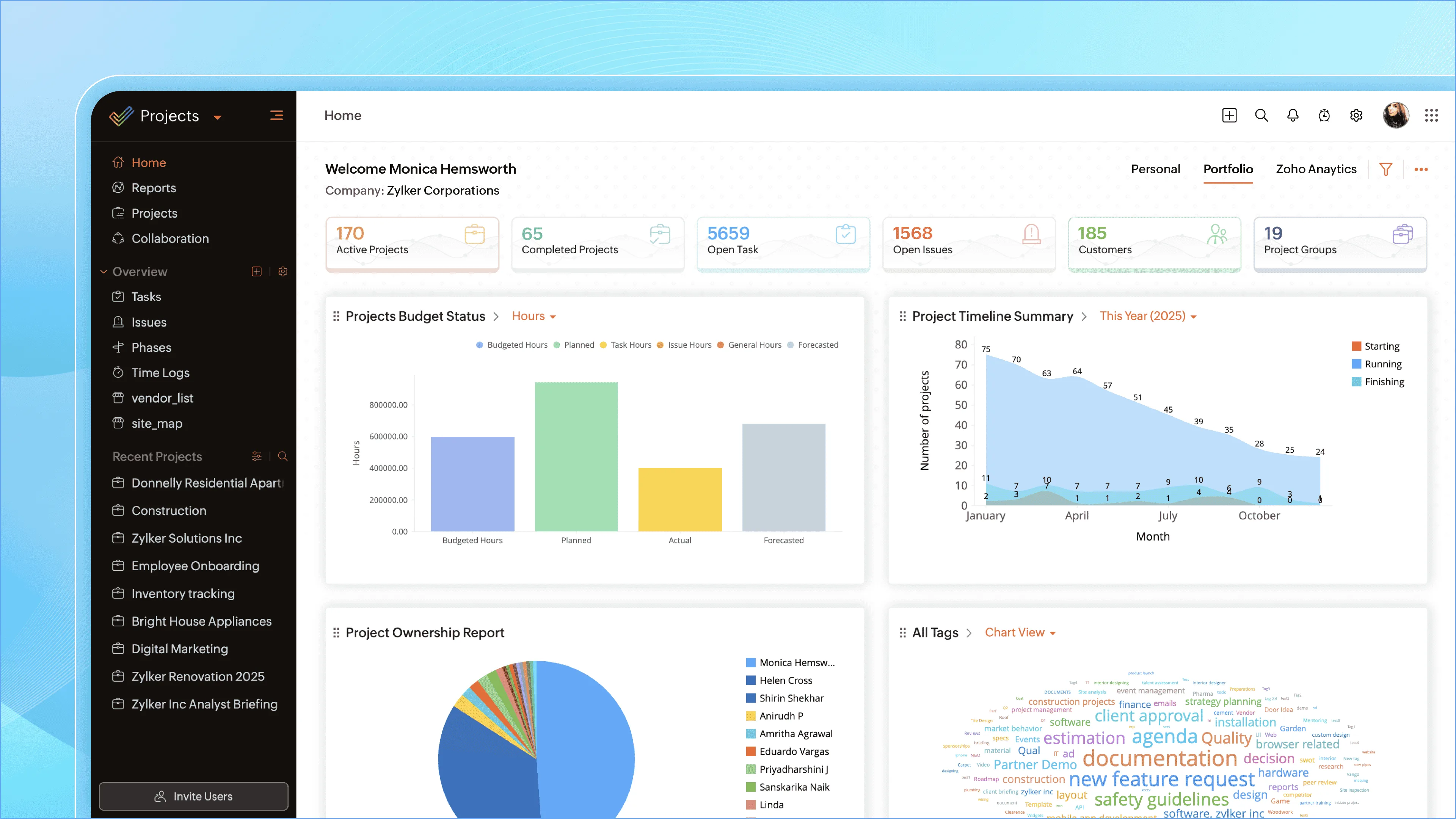 Zoho Projects — Screenshots 1