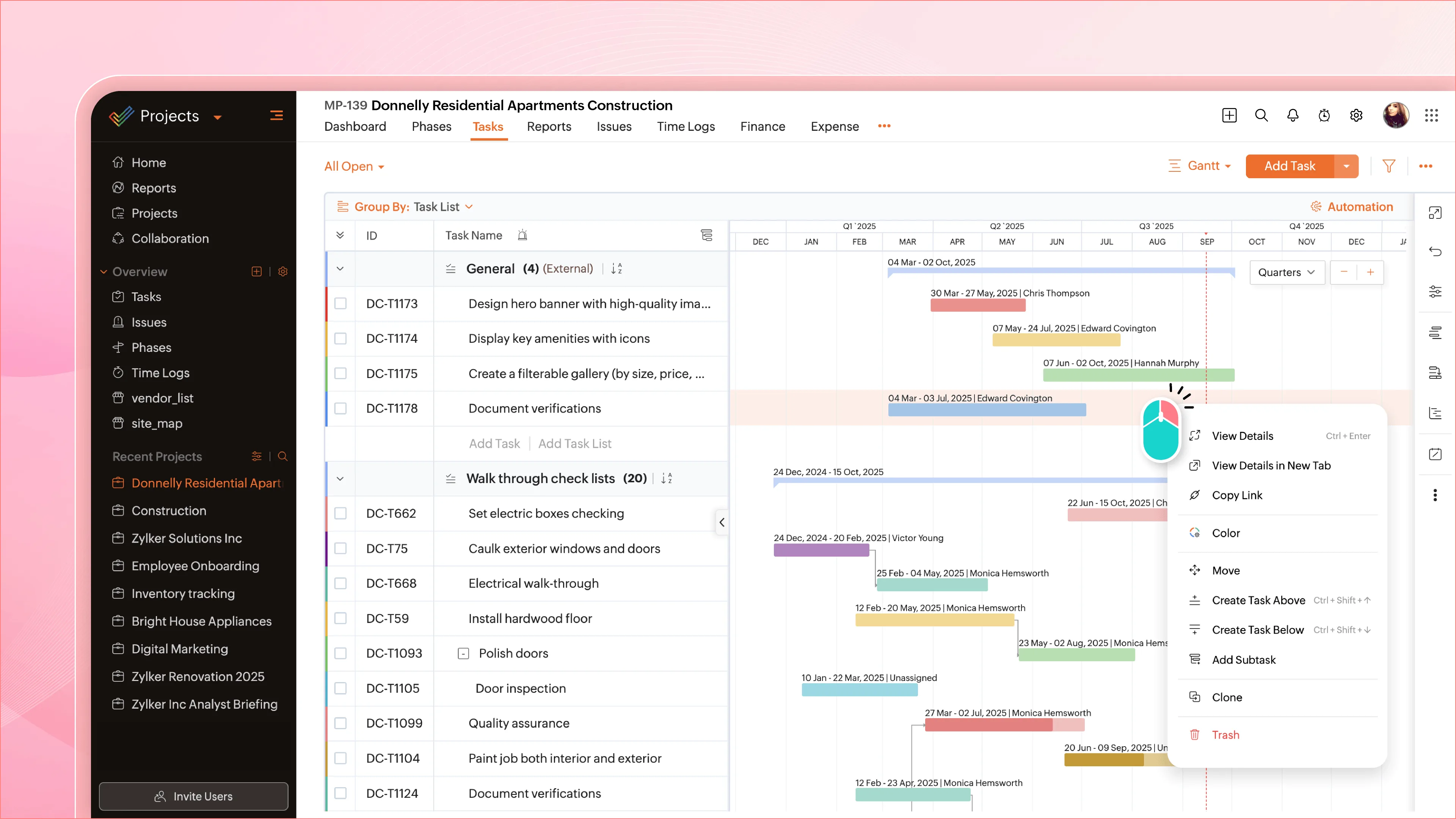 Zoho Projects — Screenshots 3