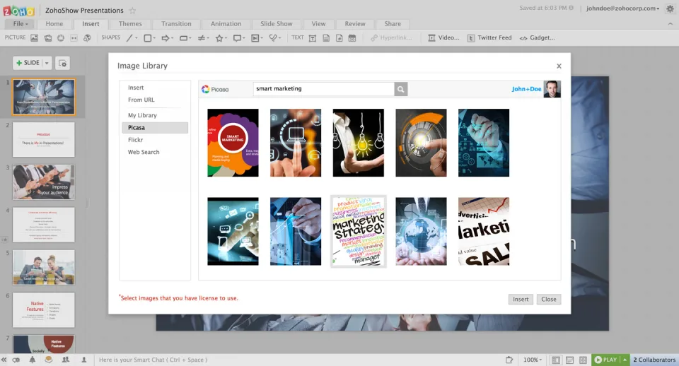 Zoho Show — Screenshots 4