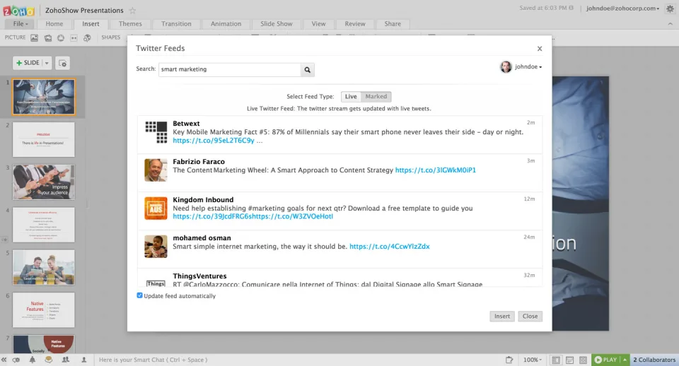 Zoho Show — Screenshots 5