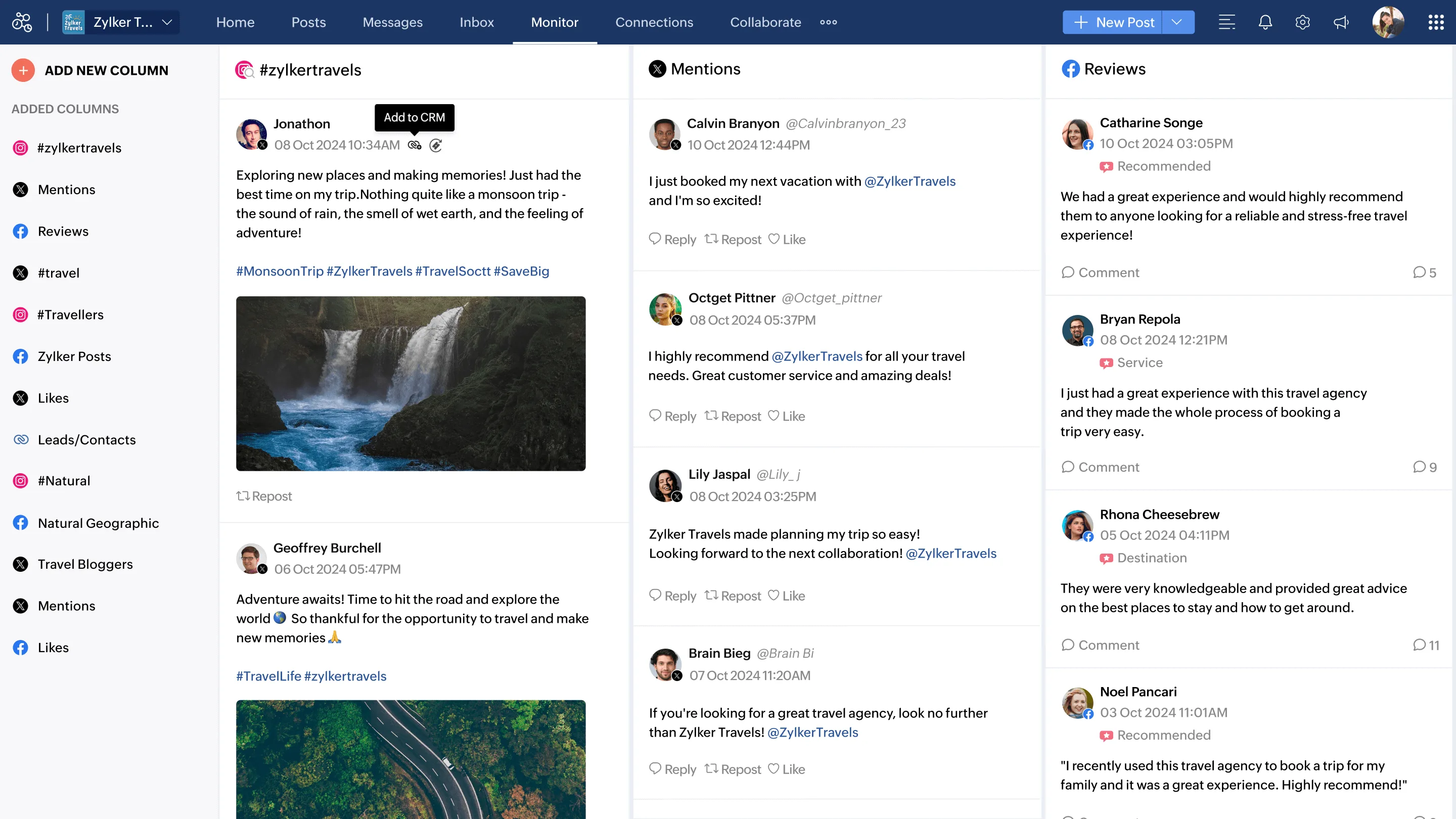 Zoho Social — Screenshots 1