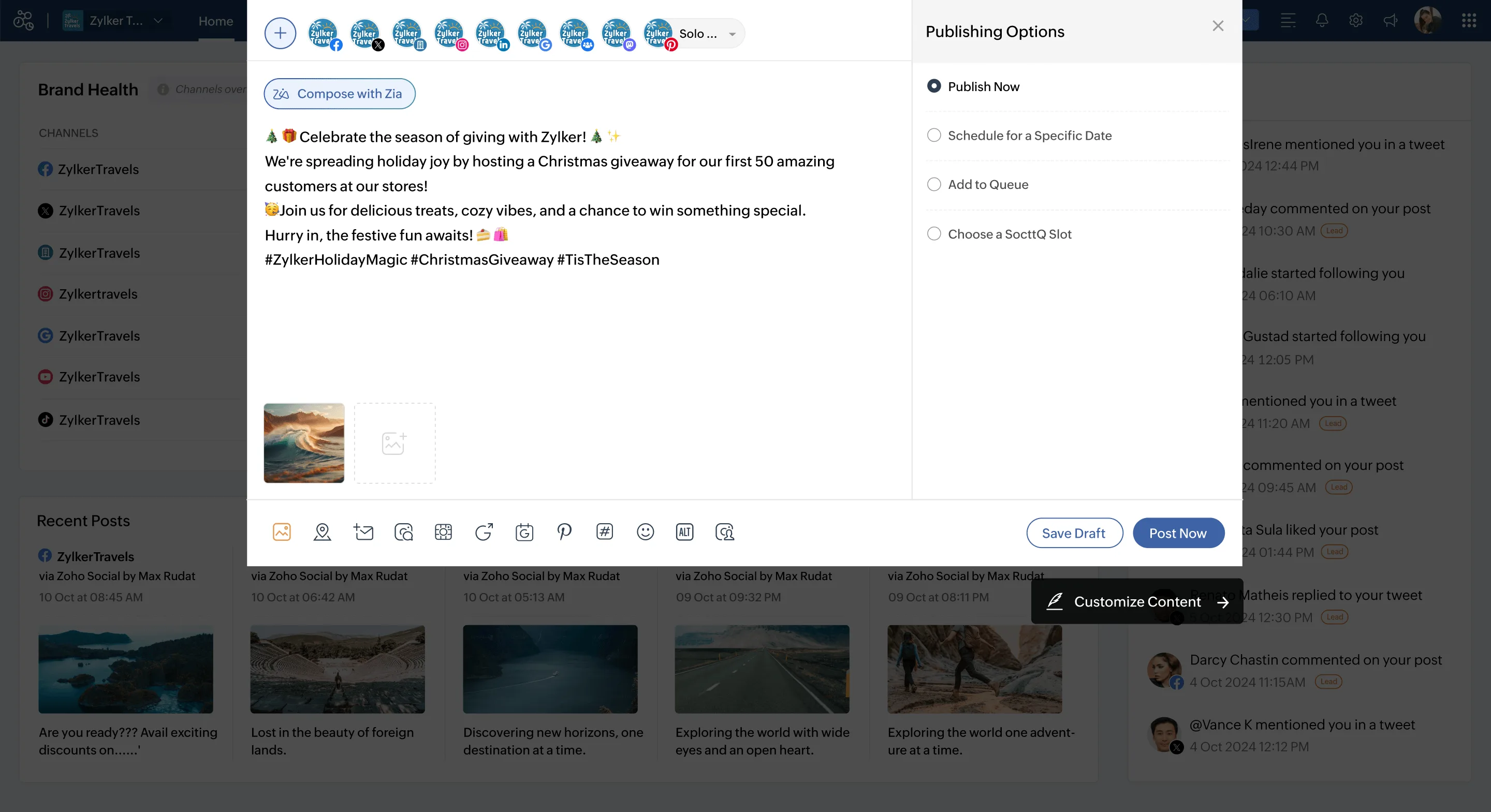 Zoho Social — Screenshots 2
